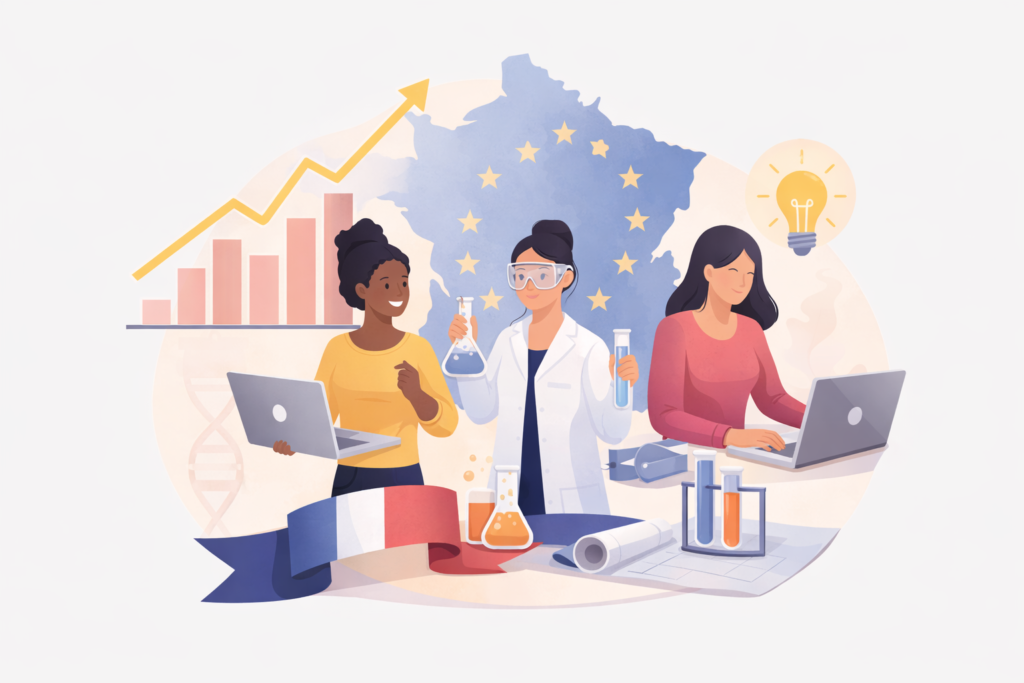Femmes et innovation : la France fait mieux que l’Europe, mais les inégalités persistent