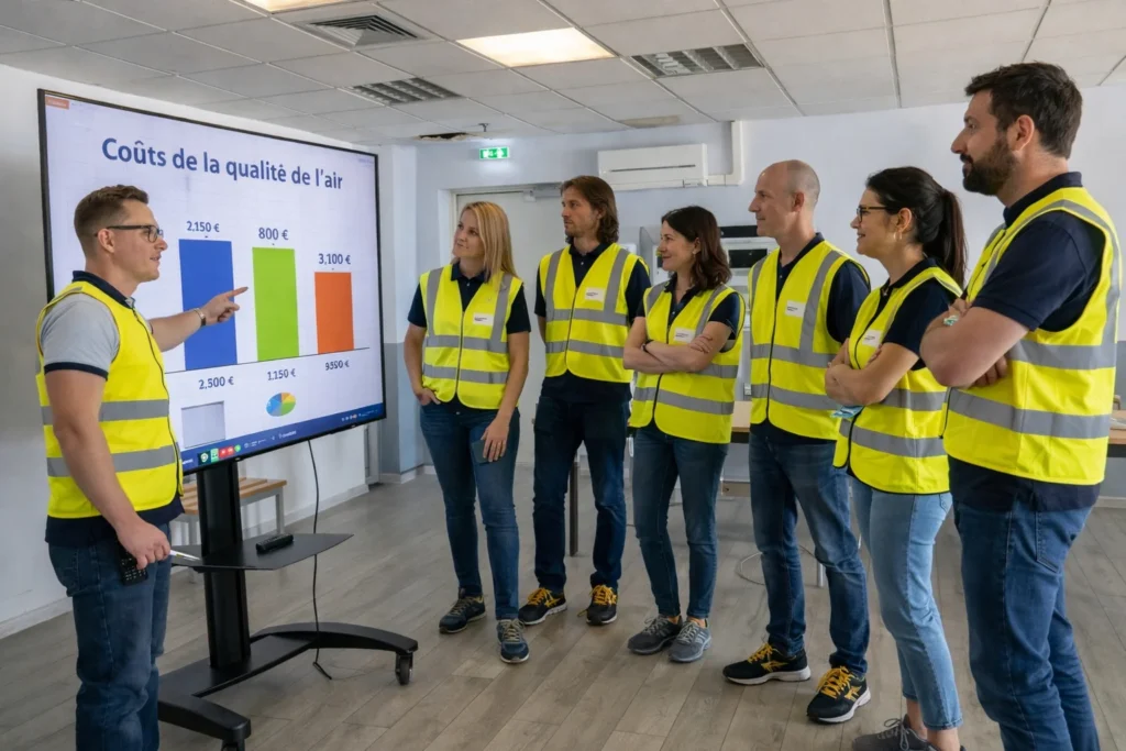 Qualité de l’air au travail : un coût invisible qui pèse sur la performance des entreprises