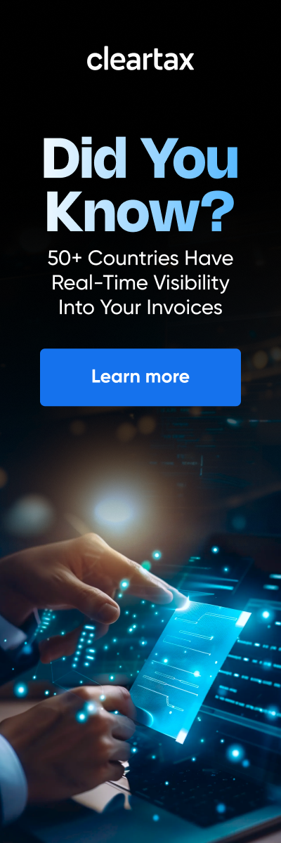 Bannière ClearTax - Business Times