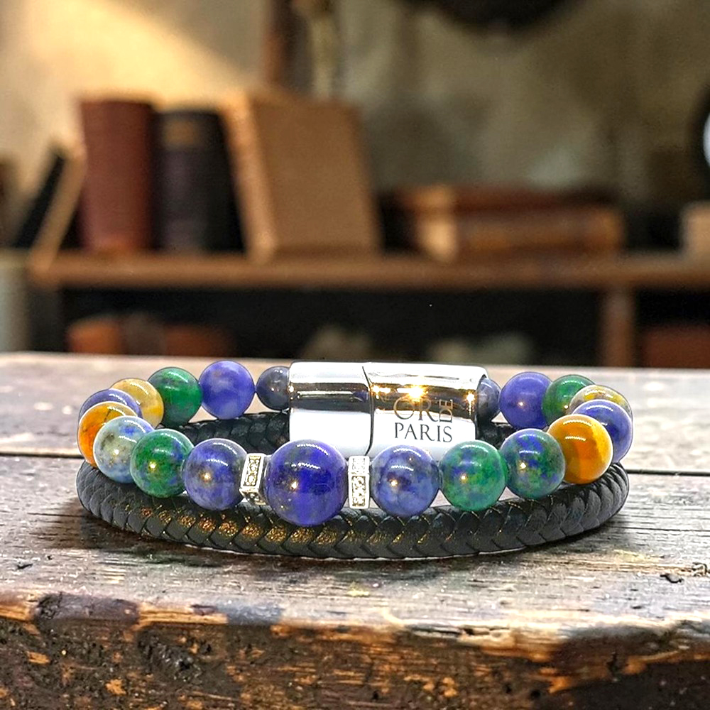 Or de Paris - Bracelet LAPIS fond bois