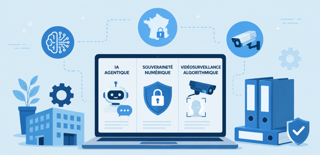 IA agentique, souveraineté numérique et vidéosurveillance algorithmique : trois dossiers qui engagent les PME