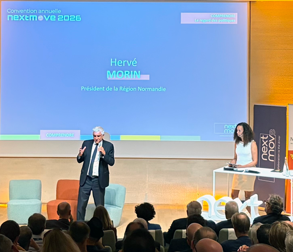 Hervé Morin intervient à la convention NextMove 2026 à Giverny