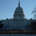 CLARITY Act : Capitole américain où le Sénat a bloqué le texte sur les cryptomonnaies