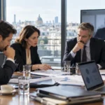 Contrôle des investissements étrangers : dirigeants examinant une opération internationale