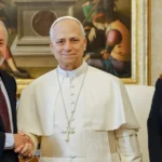 Léon XIV au Vatican avec le président brésilien Lula et son épouse, en octobre 2025.