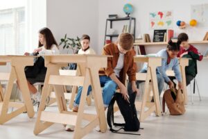 Élèves dans une salle de classe lors de la rentrée scolaire 2026
