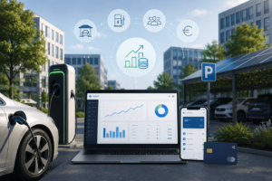 Sharvy monétisation des parkings d’entreprise et bornes de recharge électrique