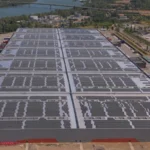 Sunrock : panneaux photovoltaïques sur la toiture d’un site logistique à Valence