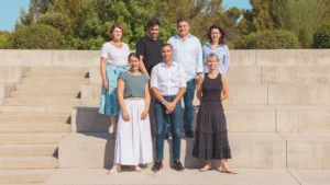 Groupe Enterritoires : photo collective transmise avec l’annonce de l’entrée de Delphine Scaini et Maryam Texier au COMEX