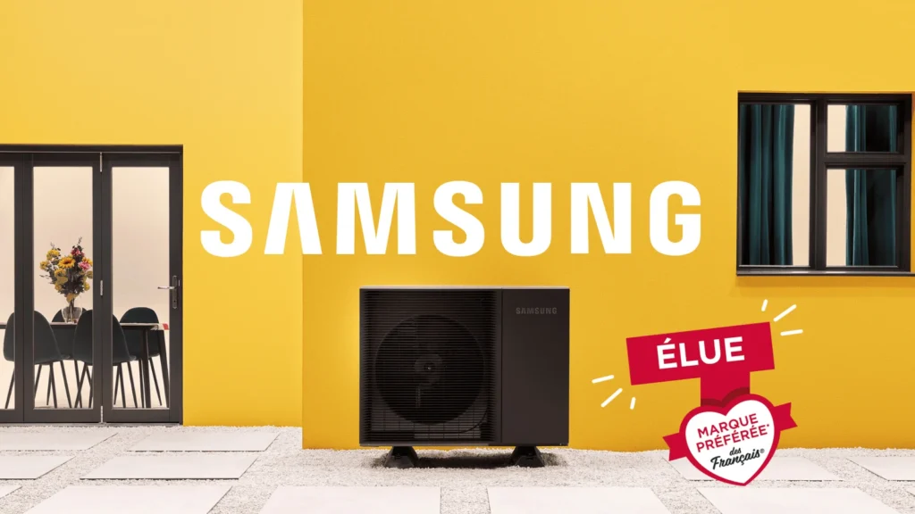 Pompes à chaleur Samsung : une distinction auprès des Français